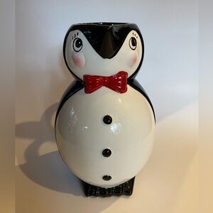 Johanna Parker Christmas Penguin Pitcher